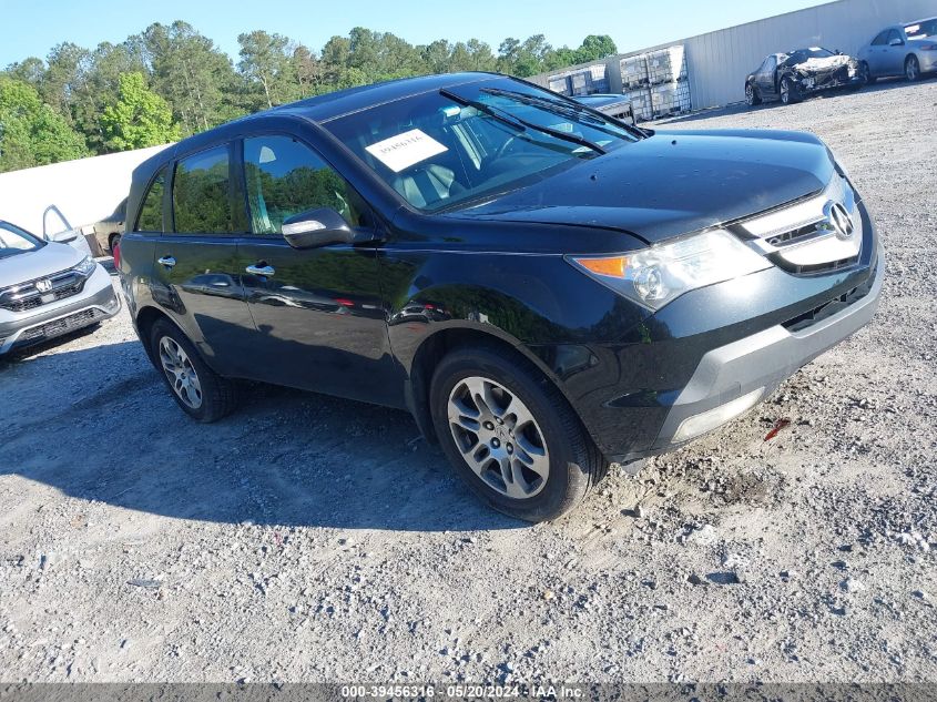 2008 Acura Mdx Technology Package VIN: 2HNYD28608H543166 Lot: 39456316