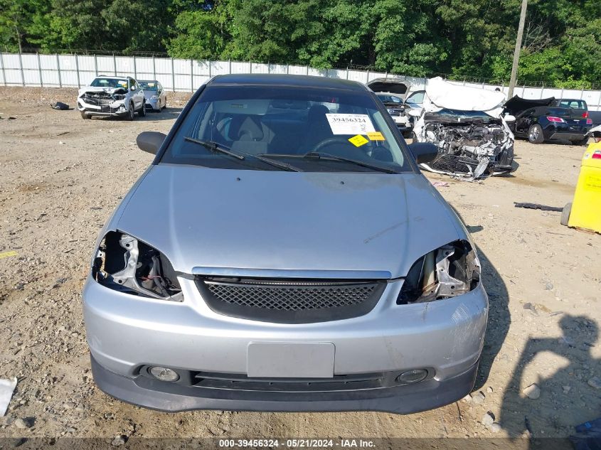 2003 Honda Civic Lx VIN: 2HGES16543H506148 Lot: 39456324