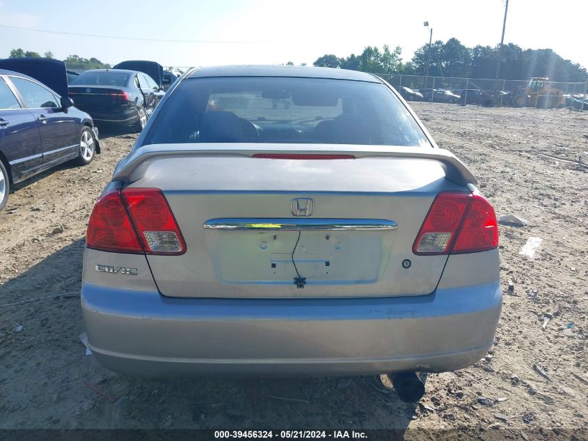 2003 Honda Civic Lx VIN: 2HGES16543H506148 Lot: 39456324