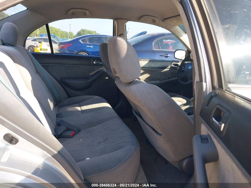 2003 Honda Civic Lx VIN: 2HGES16543H506148 Lot: 39456324