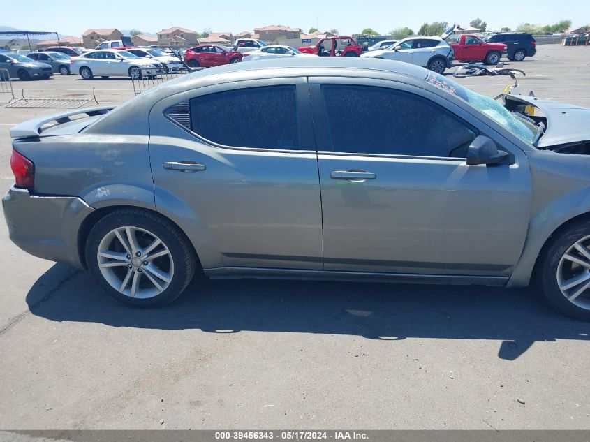 2012 Dodge Avenger Se VIN: 1C3CDZAG6CN260934 Lot: 39456343