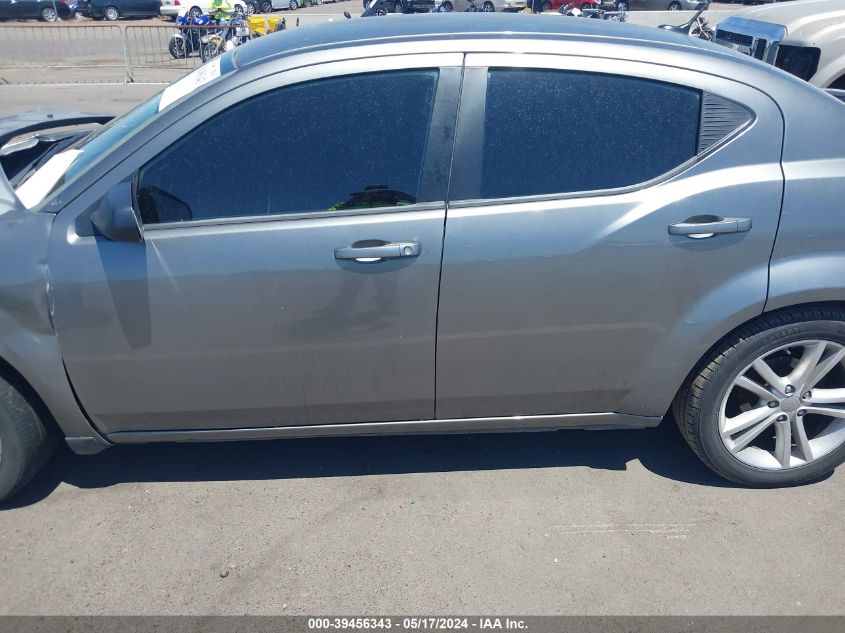 2012 Dodge Avenger Se VIN: 1C3CDZAG6CN260934 Lot: 39456343