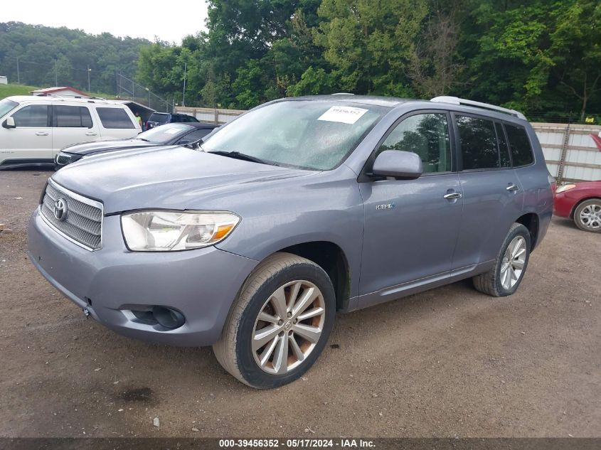 2008 Toyota Highlander Hybrid VIN: JTEEW41A582005967 Lot: 39456352