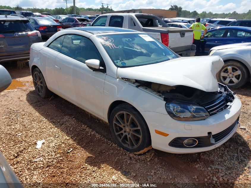 2012 Volkswagen Eos Lux VIN: WVWFW7AH8CV008165 Lot: 39456355