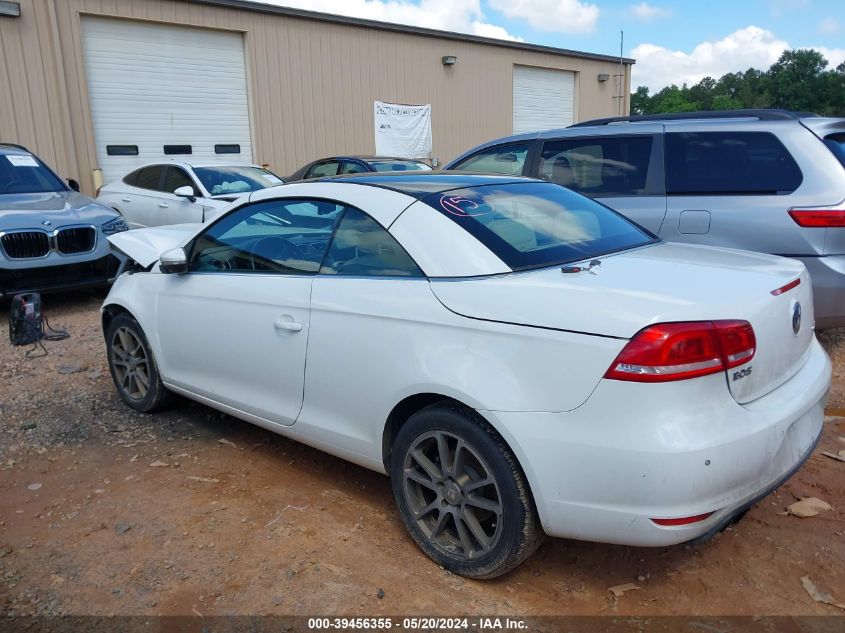 2012 Volkswagen Eos Lux VIN: WVWFW7AH8CV008165 Lot: 39456355