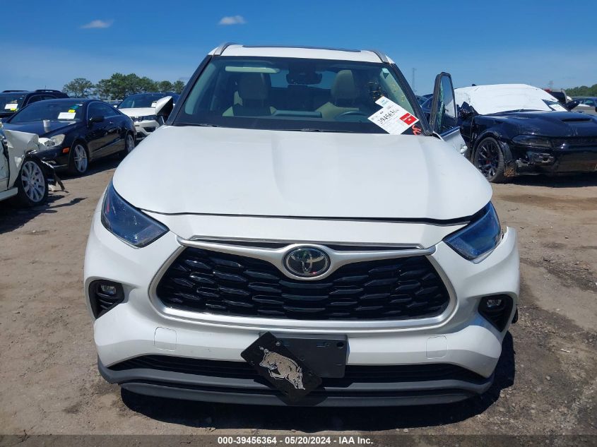 2022 Toyota Highlander Xle VIN: 5TDGZRAHXNS548931 Lot: 39456364