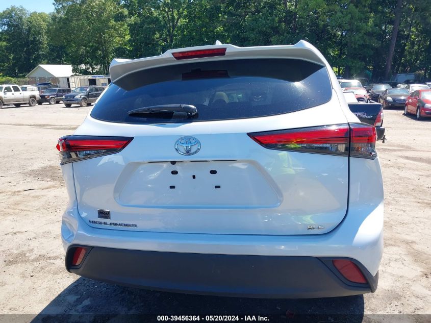 2022 Toyota Highlander Xle VIN: 5TDGZRAHXNS548931 Lot: 39456364