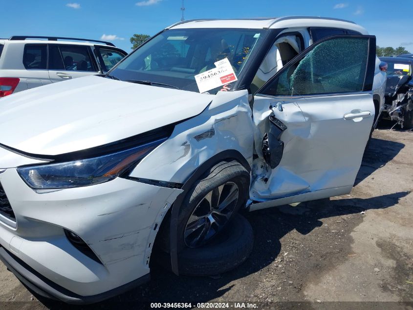 2022 Toyota Highlander Xle VIN: 5TDGZRAHXNS548931 Lot: 39456364