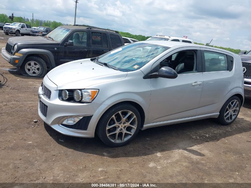 2015 Chevrolet Sonic Rs Manual VIN: 1G1JH6SB3F4182284 Lot: 39456381