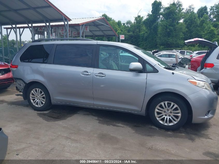 2013 Toyota Sienna Xle V6 8 Passenger VIN: 5TDYK3DC0DS344403 Lot: 39456411