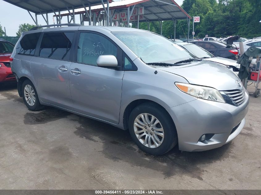 2013 Toyota Sienna Xle V6 8 Passenger VIN: 5TDYK3DC0DS344403 Lot: 39456411