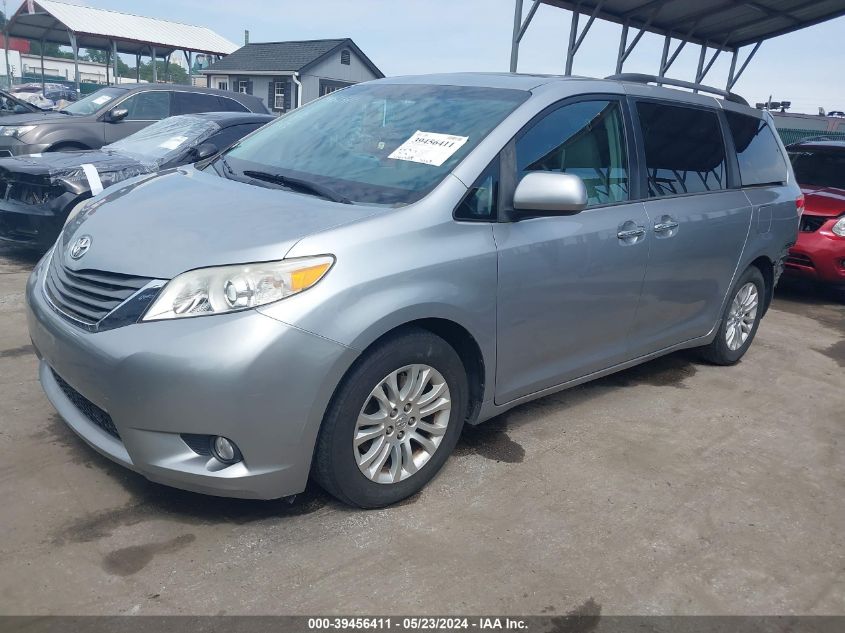 2013 Toyota Sienna Xle V6 8 Passenger VIN: 5TDYK3DC0DS344403 Lot: 39456411