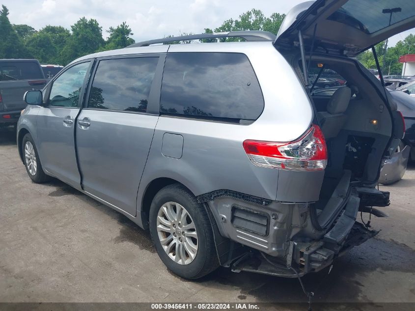 2013 Toyota Sienna Xle V6 8 Passenger VIN: 5TDYK3DC0DS344403 Lot: 39456411