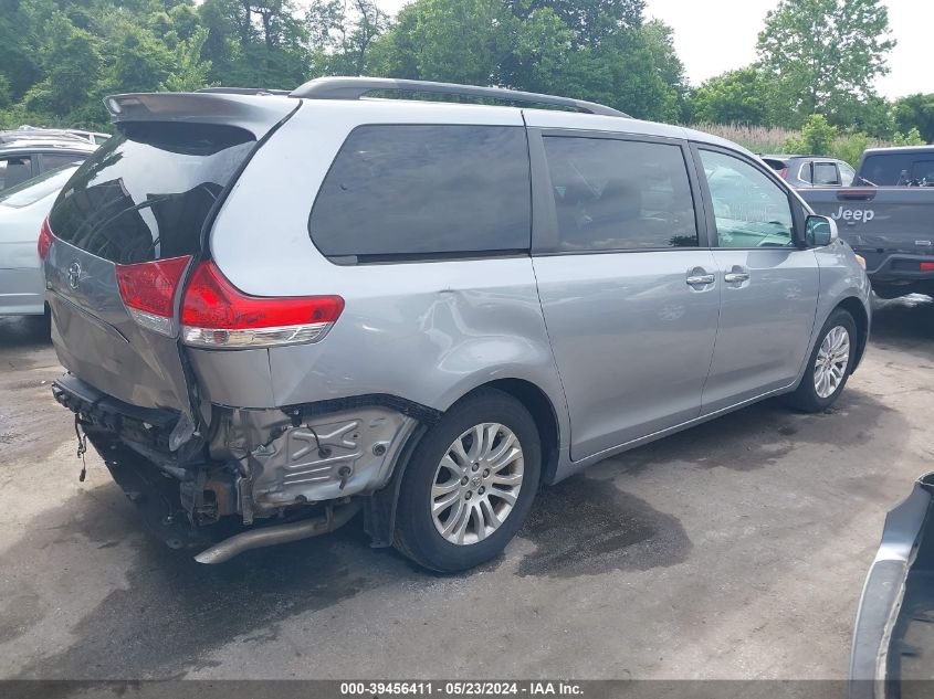 2013 Toyota Sienna Xle V6 8 Passenger VIN: 5TDYK3DC0DS344403 Lot: 39456411