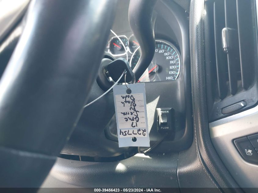 2017 GMC Sierra 1500 Slt VIN: 3GTU2NEC7HG227754 Lot: 39456423