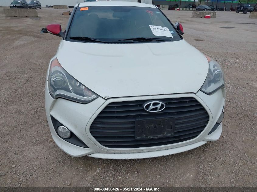 2016 Hyundai Veloster Turbo VIN: KMHTC6AE5GU302383 Lot: 39456426