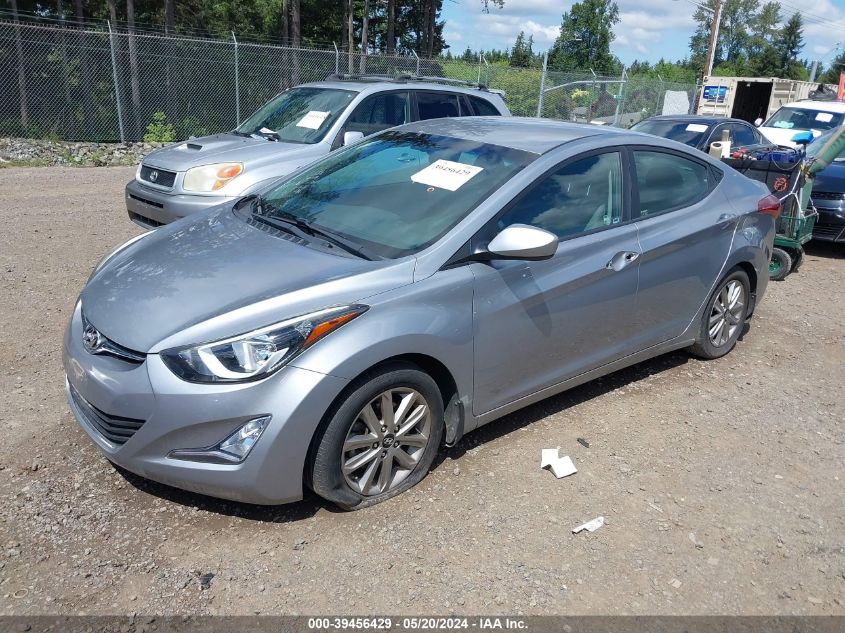 2015 Hyundai Elantra Se VIN: 5NPDH4AE2FH585154 Lot: 39456429