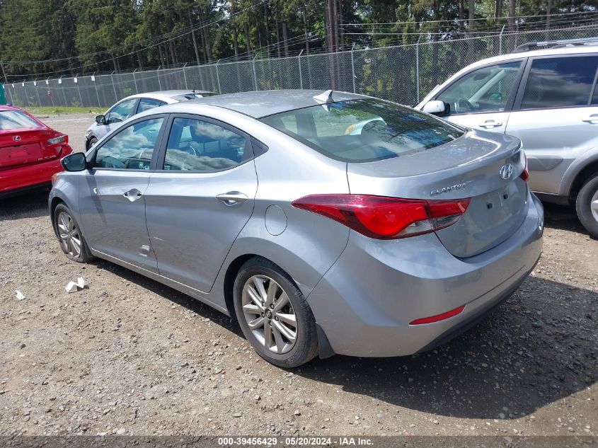 2015 Hyundai Elantra Se VIN: 5NPDH4AE2FH585154 Lot: 39456429