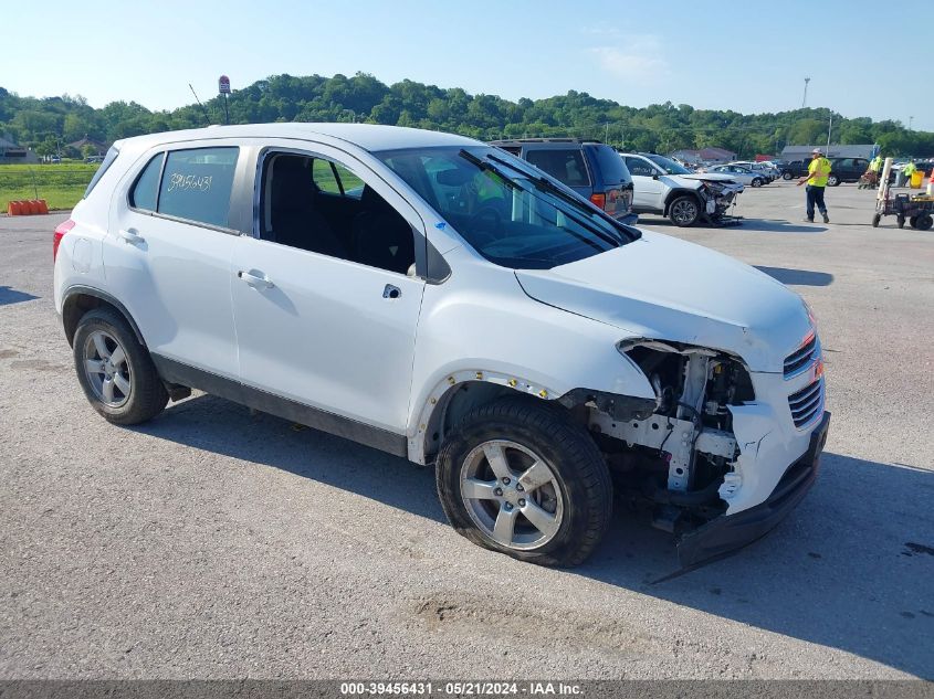 2015 Chevrolet Trax 1Ls VIN: KL7CJPSB2FB112990 Lot: 39456431