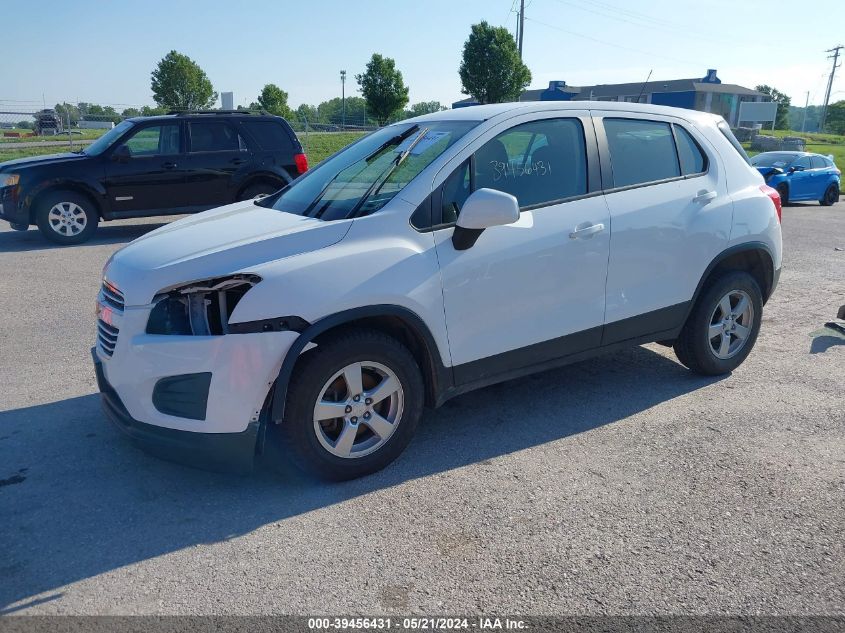 2015 Chevrolet Trax 1Ls VIN: KL7CJPSB2FB112990 Lot: 39456431