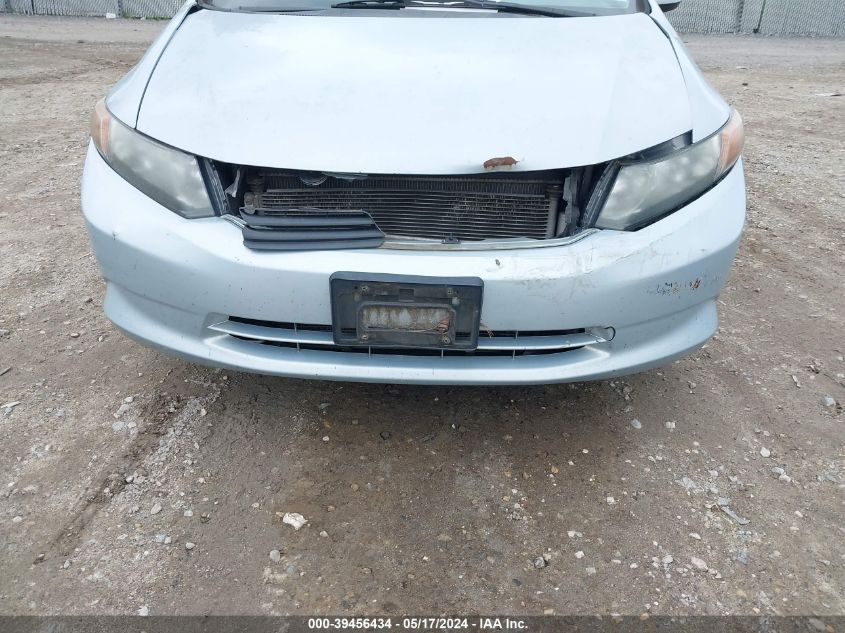 2012 Honda Civic Lx VIN: 2HGFB2F55CH586120 Lot: 39456434