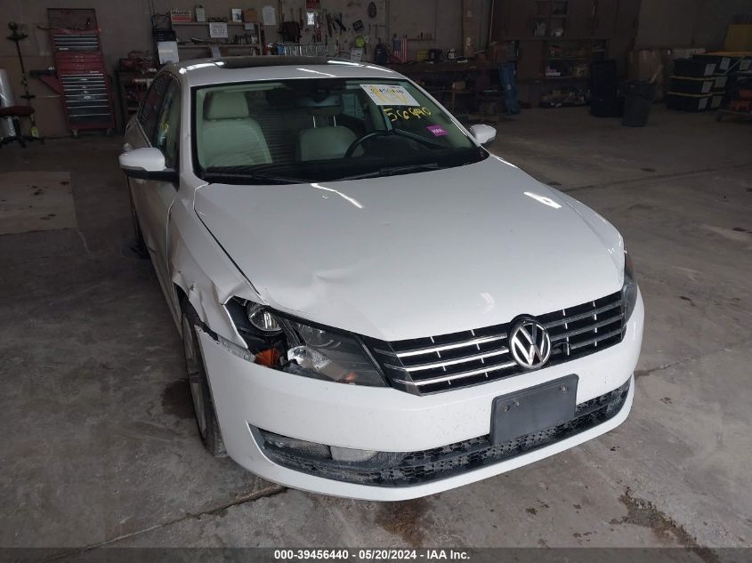 2013 Volkswagen Passat 2.0L Tdi Sel Premium VIN: 1VWCN7A3XDC090999 Lot: 39456440