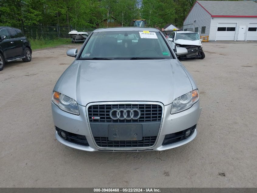 2008 Audi A4 2.0T/2.0T Special Edition VIN: WAUDF78E38A143309 Lot: 39456468