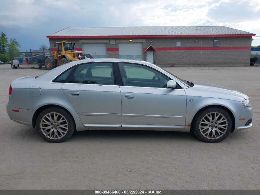 2008 Audi A4 2.0T/2.0T Special Edition VIN: WAUDF78E38A143309 Lot: 39456468