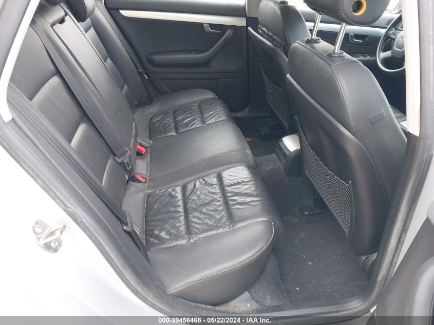 2008 Audi A4 2.0T/2.0T Special Edition VIN: WAUDF78E38A143309 Lot: 39456468