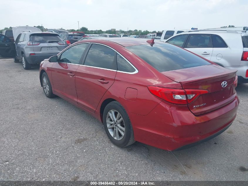 2015 Hyundai Sonata Se VIN: 5NPE24AF3FH118498 Lot: 39456482