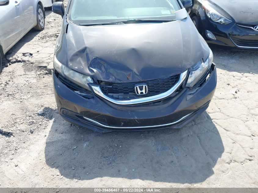 2013 Honda Civic Lx VIN: 19XFB2F5XDE255741 Lot: 39456487