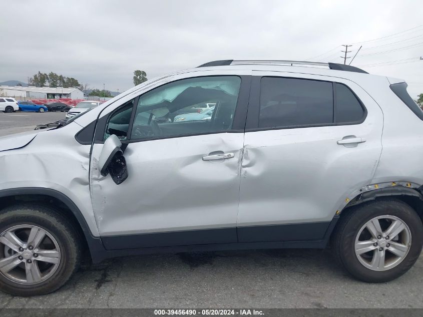 2022 Chevrolet Trax Awd Lt VIN: KL7CJPSM6NB539394 Lot: 39456490