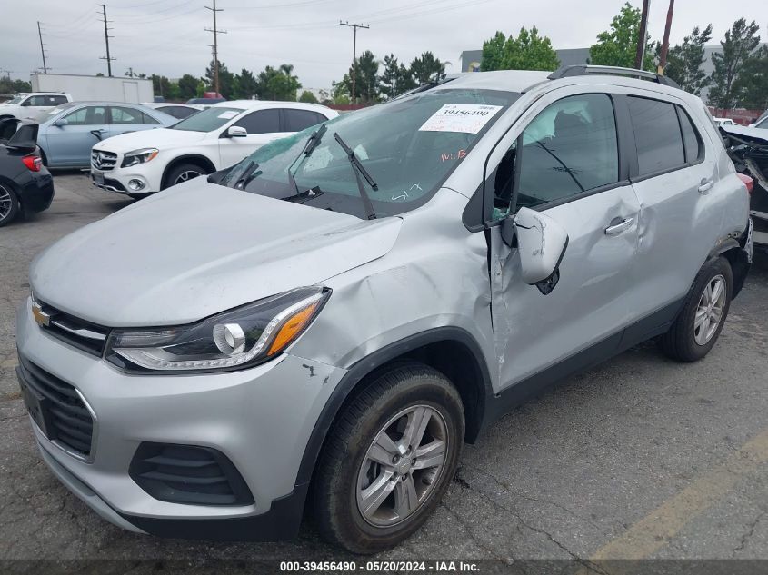 2022 Chevrolet Trax Awd Lt VIN: KL7CJPSM6NB539394 Lot: 39456490