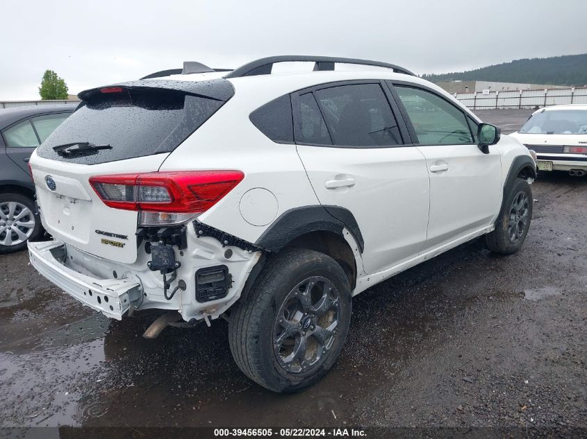 2021 Subaru Crosstrek Sport VIN: JF2GTHSC8MH347841 Lot: 39456505