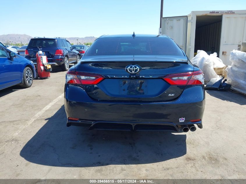 2021 Toyota Camry Se VIN: 4T1G11AK3MU608168 Lot: 39456515