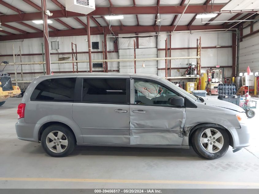 2013 Dodge Grand Caravan Se VIN: 2C4RDGBG2DR822292 Lot: 39456517