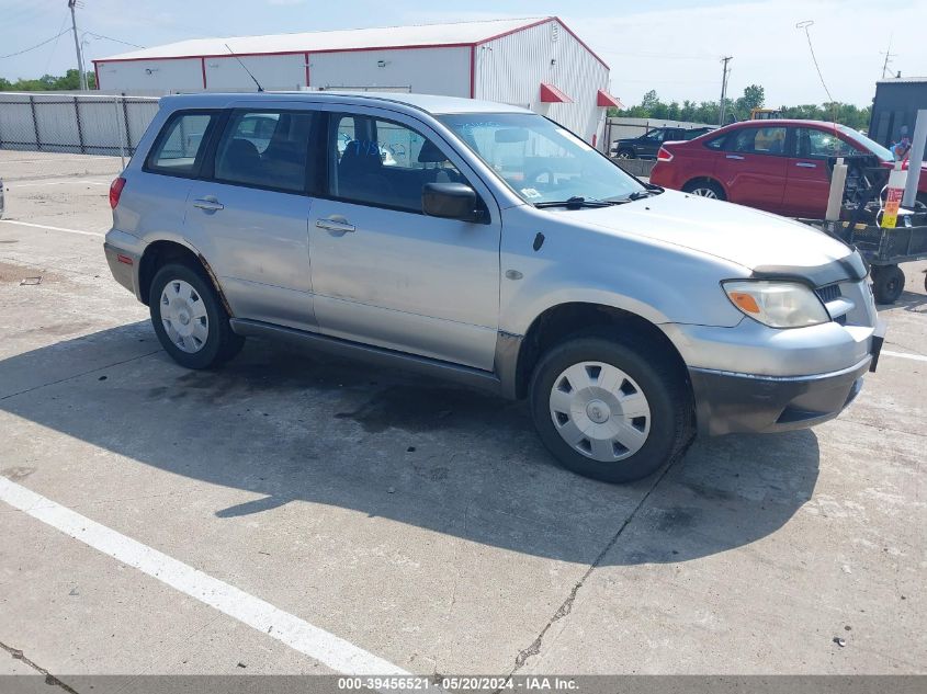 2005 Mitsubishi Outlander Ls VIN: JA4LX31F85U007589 Lot: 39456521