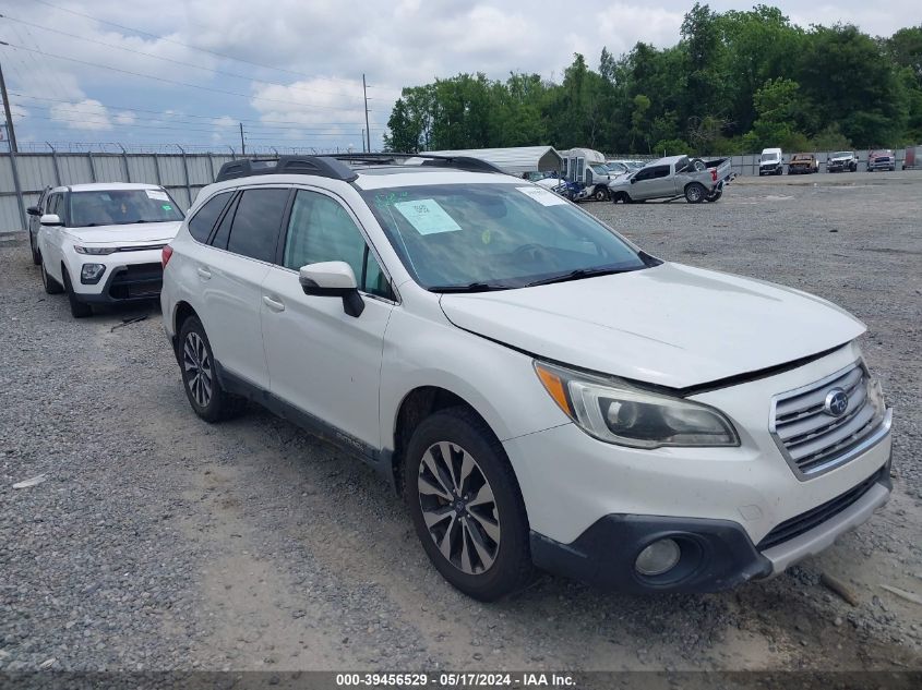 2016 Subaru Outback 2.5I Limited VIN: 4S4BSBNC4G3238505 Lot: 39456529