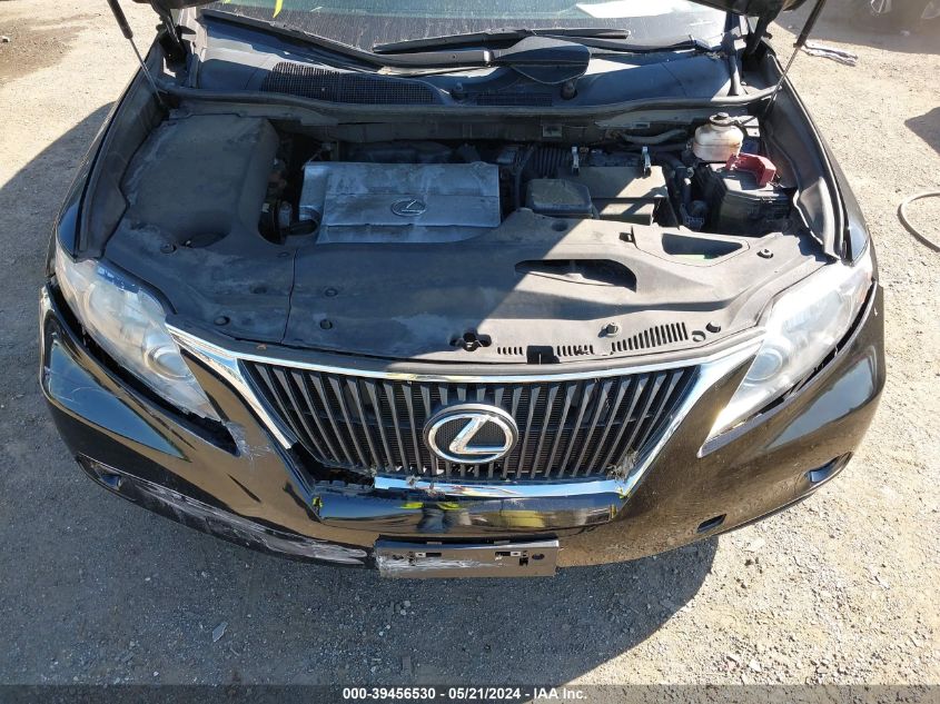 2010 Lexus Rx 350 VIN: 2T2BK1BA7AC052761 Lot: 39456530