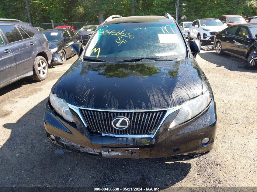 2010 Lexus Rx 350 VIN: 2T2BK1BA7AC052761 Lot: 39456530