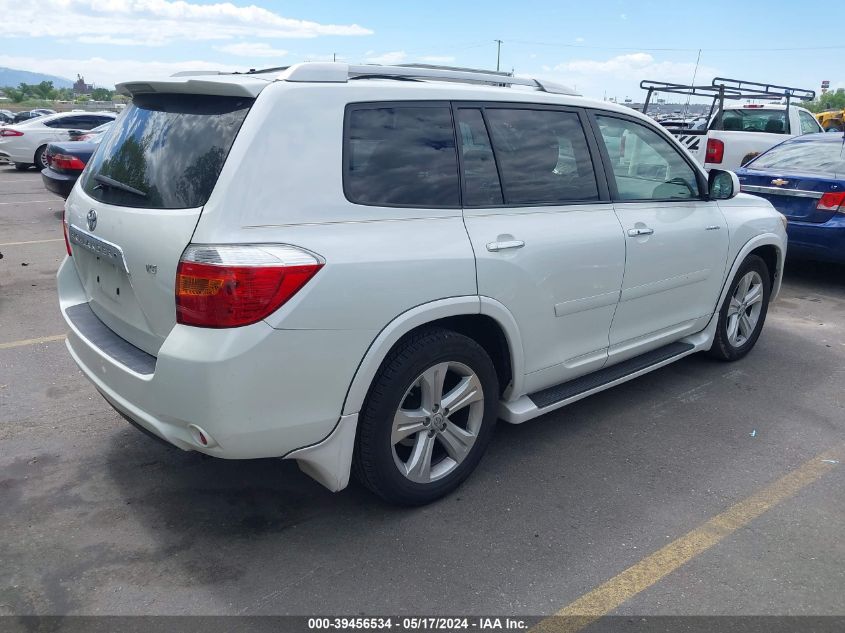 2008 Toyota Highlander Limited VIN: JTEDS42A582051949 Lot: 39456534