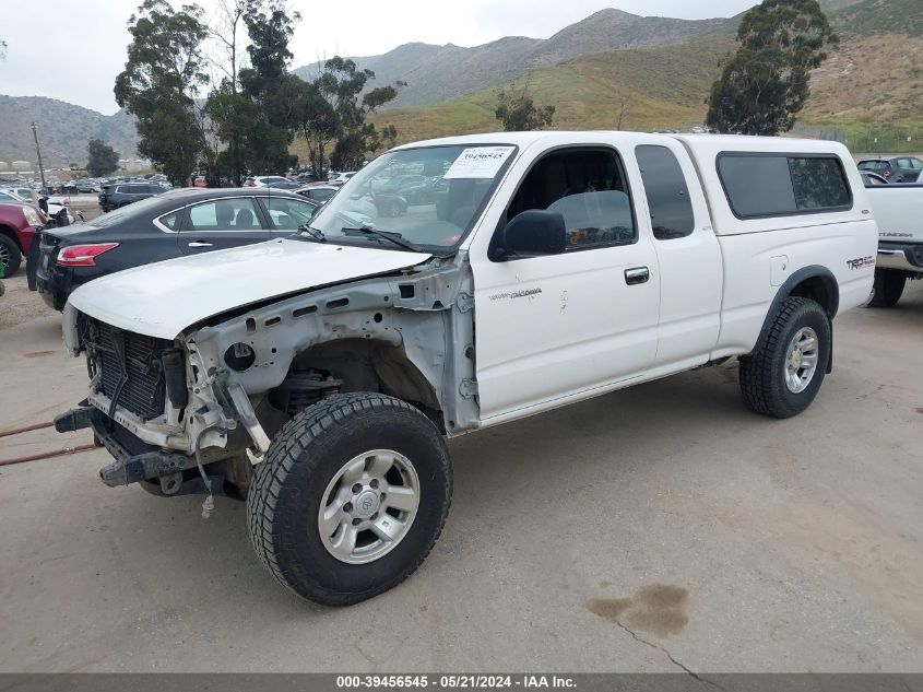 2000 Toyota Tacoma Xtracab Prerunner VIN: 4TASN92N0YZ658122 Lot: 39456545