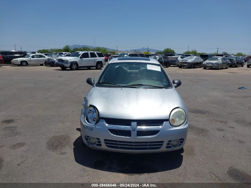 2004 Dodge Neon Sxt VIN: 1B3ES56C74D522459 Lot: 39456546