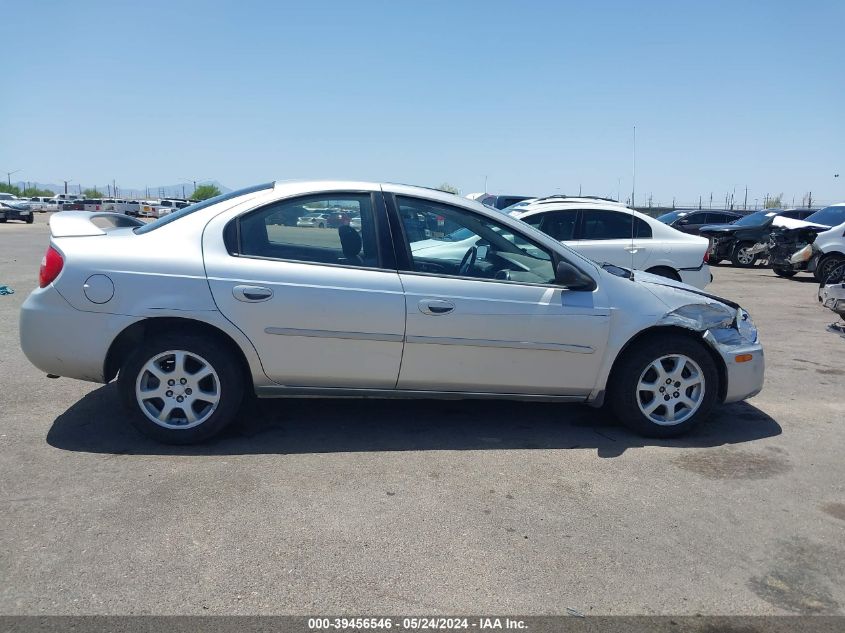 2004 Dodge Neon Sxt VIN: 1B3ES56C74D522459 Lot: 39456546