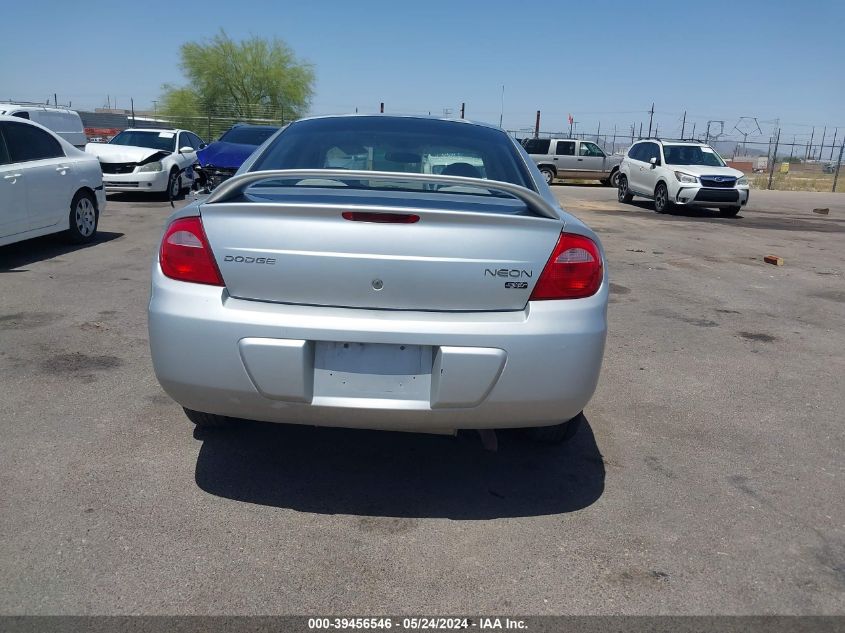 2004 Dodge Neon Sxt VIN: 1B3ES56C74D522459 Lot: 39456546