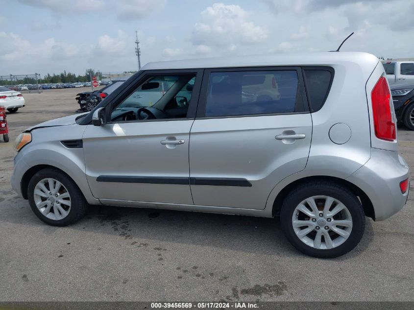 2012 Kia Soul + VIN: KNDJT2A60C7384786 Lot: 39456569