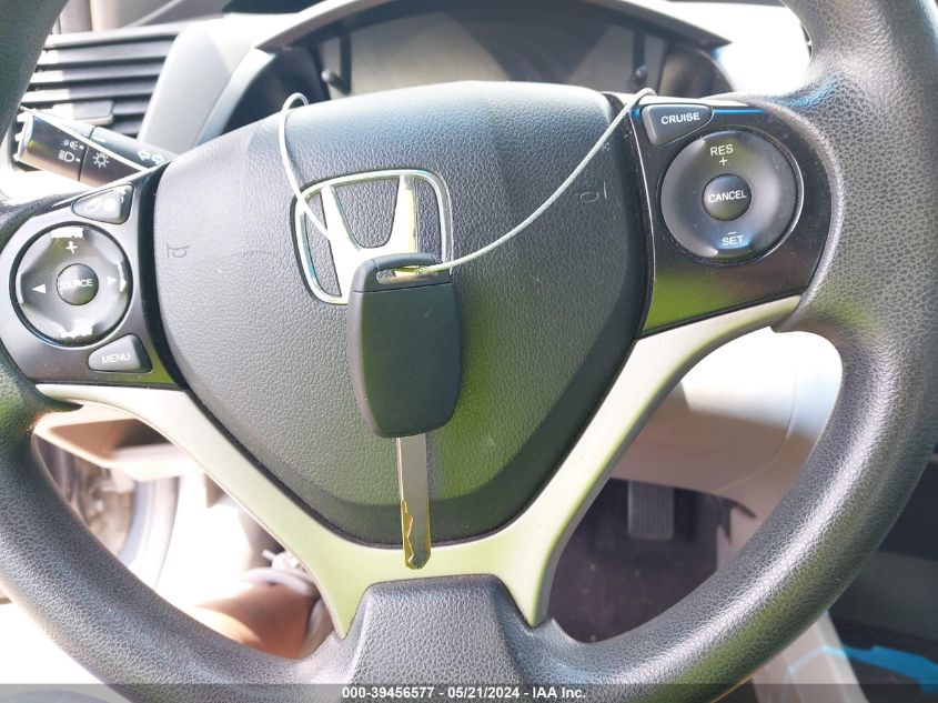 2012 Honda Civic Hf VIN: 2HGFB2F66CH317696 Lot: 39456577