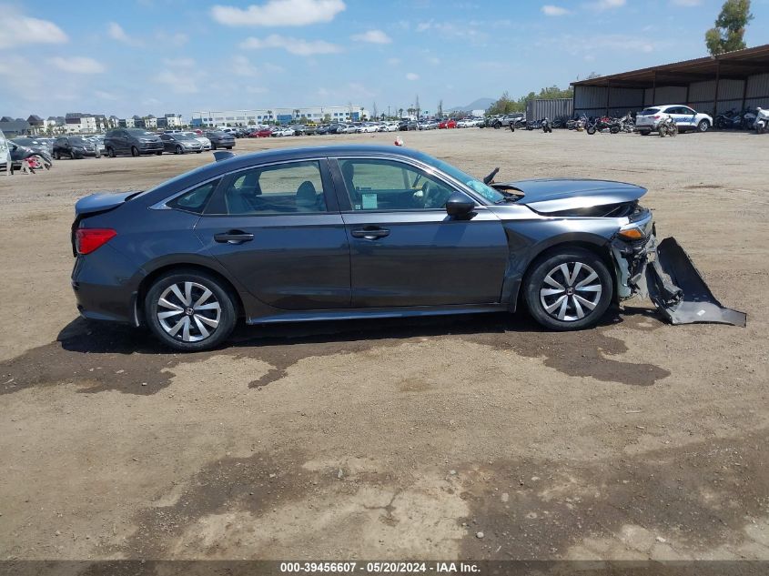VIN 2HGFE2F28NH532651 2022 HONDA CIVIC LX