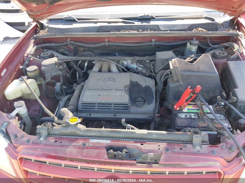 JTEGF21A810011163 2001 Toyota Highlander V6