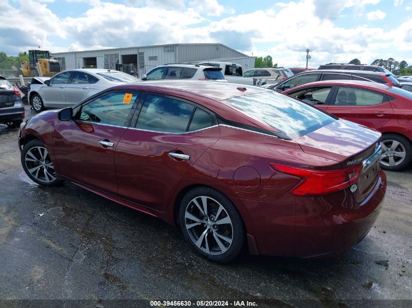 2016 Nissan Maxima 3.5 Platinum/3.5 S/3.5 Sl/3.5 Sr/3.5 Sv VIN: 1N4AA6AP4GC437613 Lot: 39456630